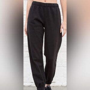 Brandy Melville Rosa Black Sweatpants